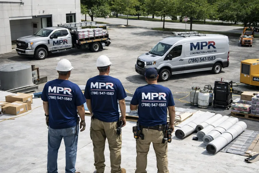 MPR-branded vehicles and team promotional visual